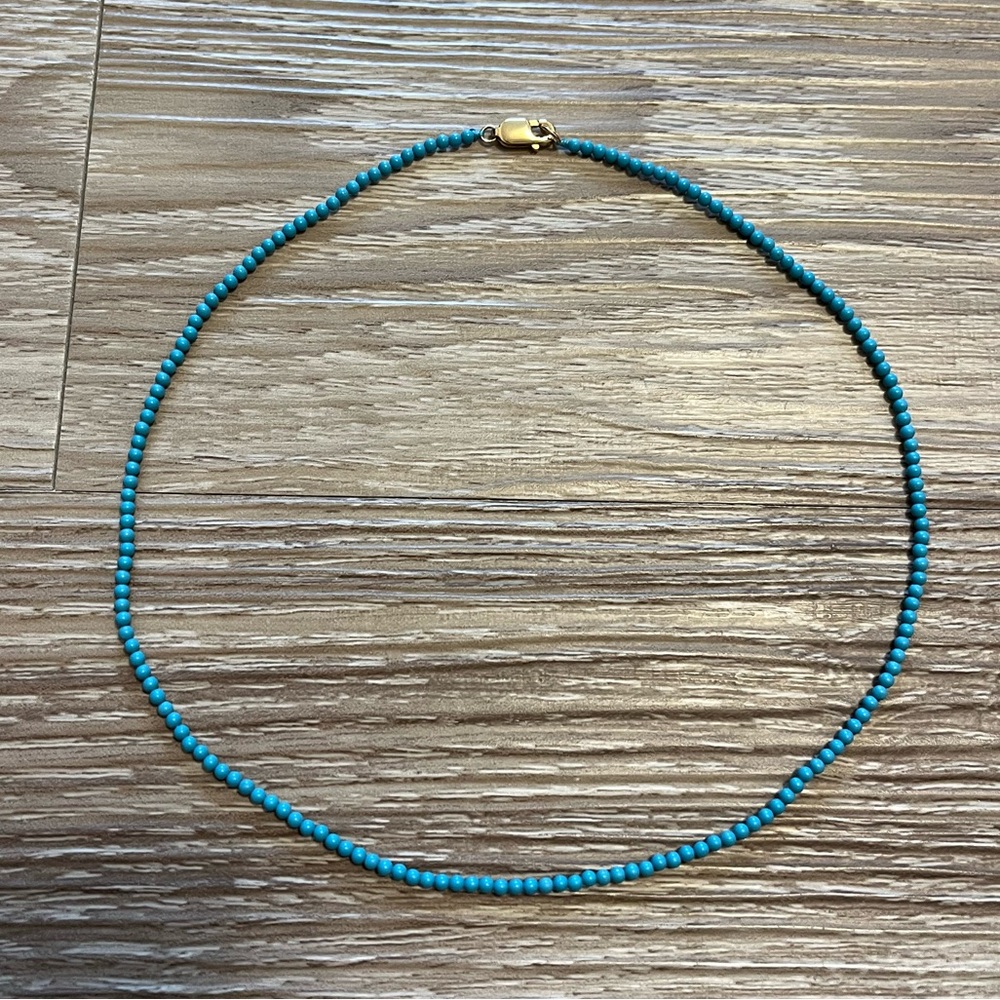 Made By Mary Turquoise Choker Necklace